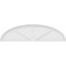 Ekena Millwork Elliptical 3 Spoke Architectural Grade PVC Pediment, 82"W x 21-1/2"H x 2"P PEDPS082X215ELL03 - alternate 5